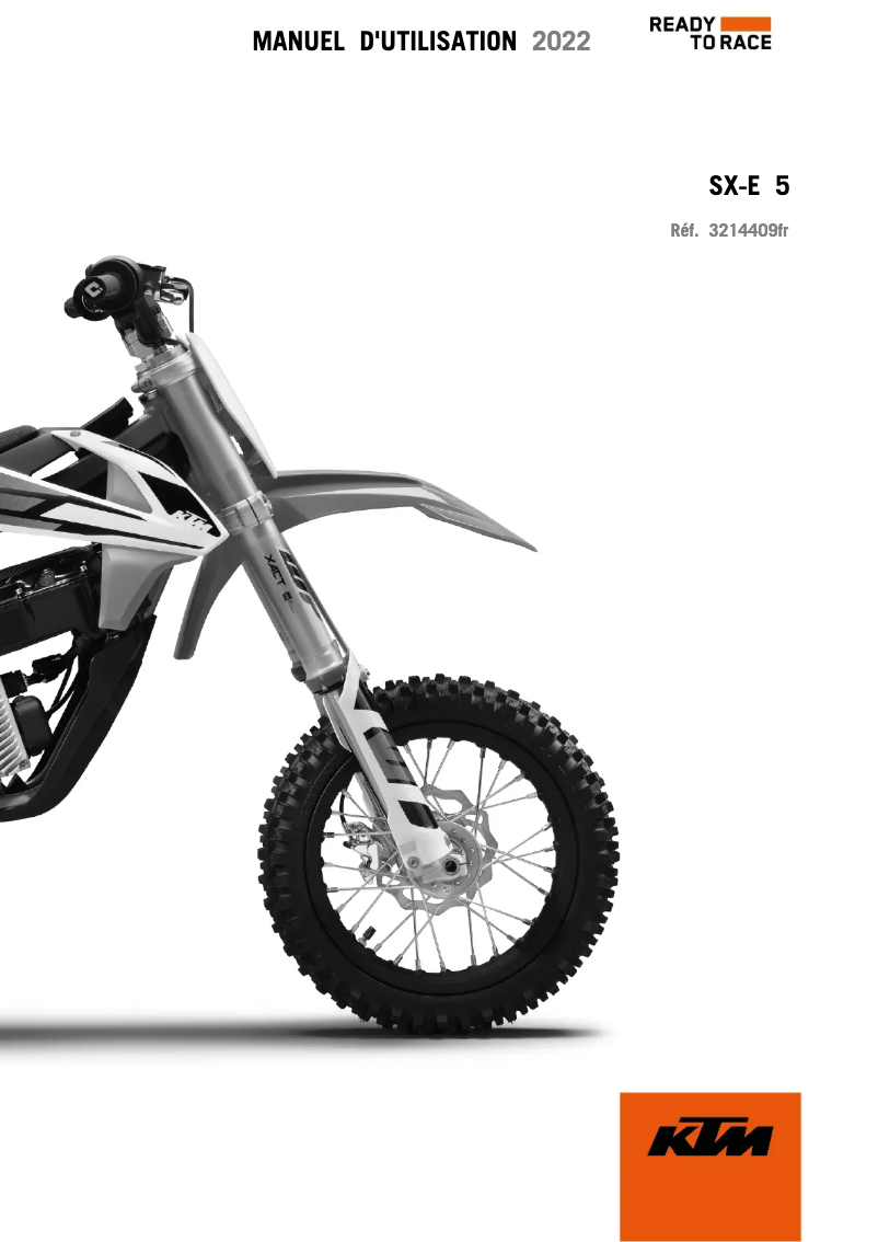 Página 1 del manual Manual de usuario KTM SX-E 5 (2022)