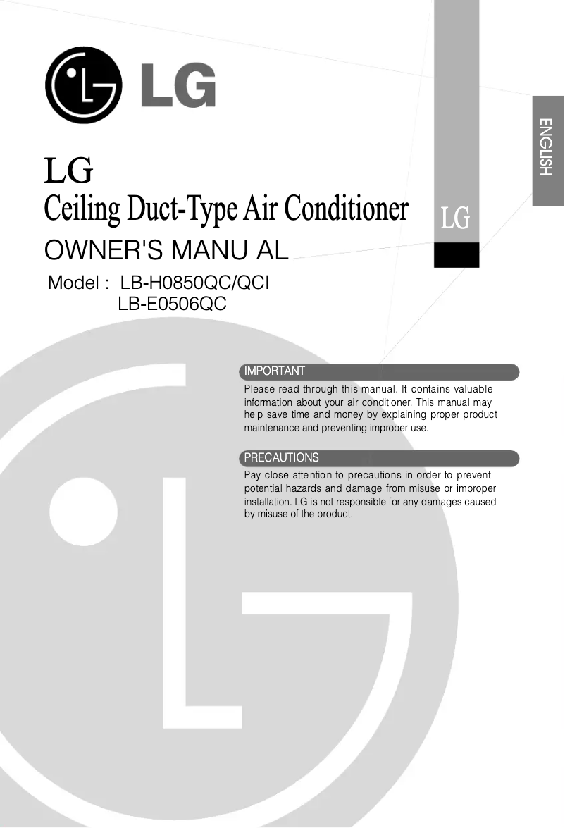 Imagen de la primera página del manual del dispositivo LBNE0506QC