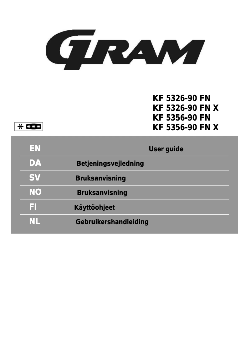Imagen de la primera página del manual del dispositivo KF 5356