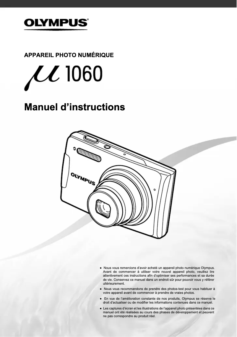 Imagen de la primera página del manual del dispositivo Stylus 1060