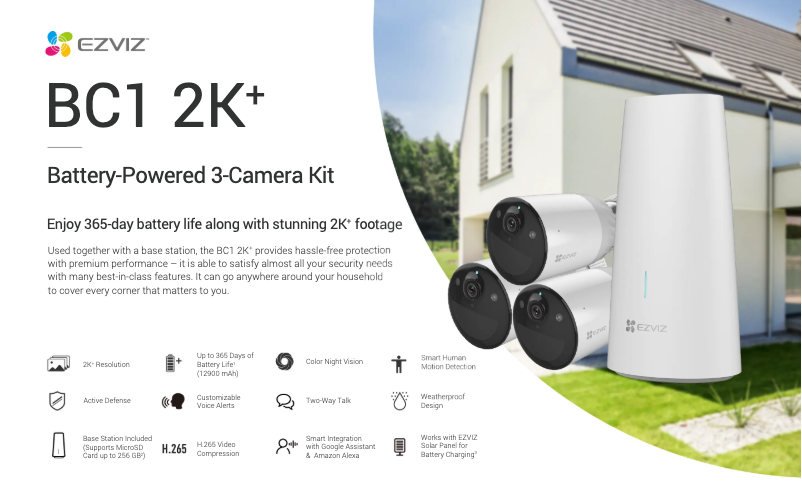 Página nº 1 - Ficha técnica EZVIZ BC1-B3