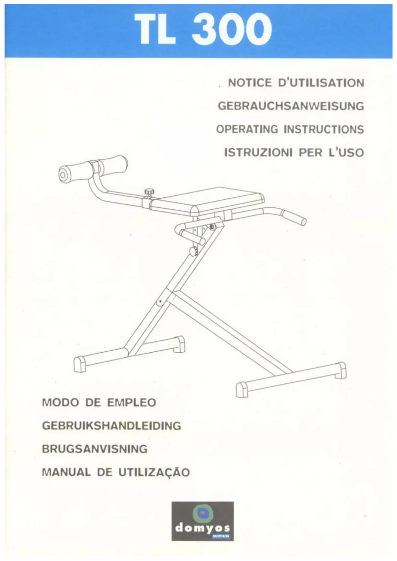 Imagen de la primera página del manual del dispositivo TL 300