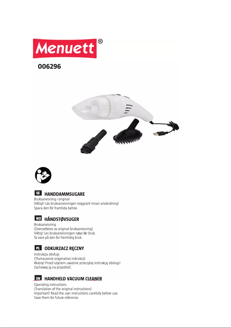 Imagen de la primera página del manual del dispositivo 006-296