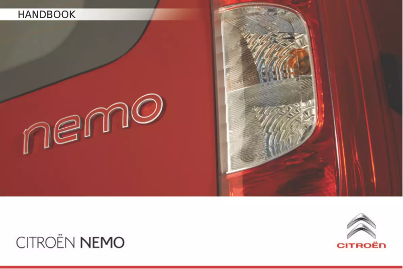 Página nº 1 - Manual de usuario Citroën Nemo (2014)