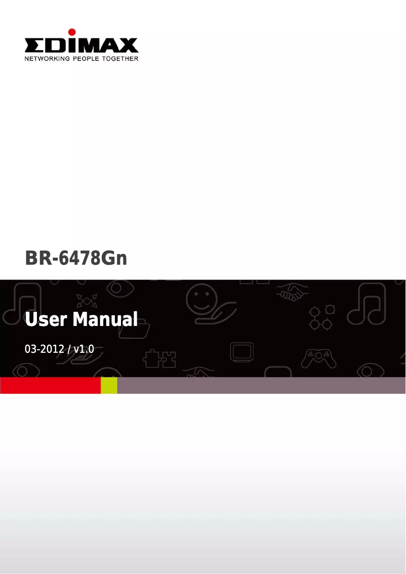 Página nº 1 - Manual de usuario Edimax BR-6478GN