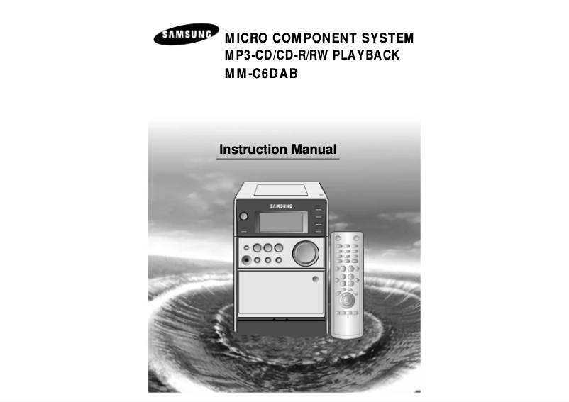 Imagen de la primera página del manual del dispositivo MMC6DAB