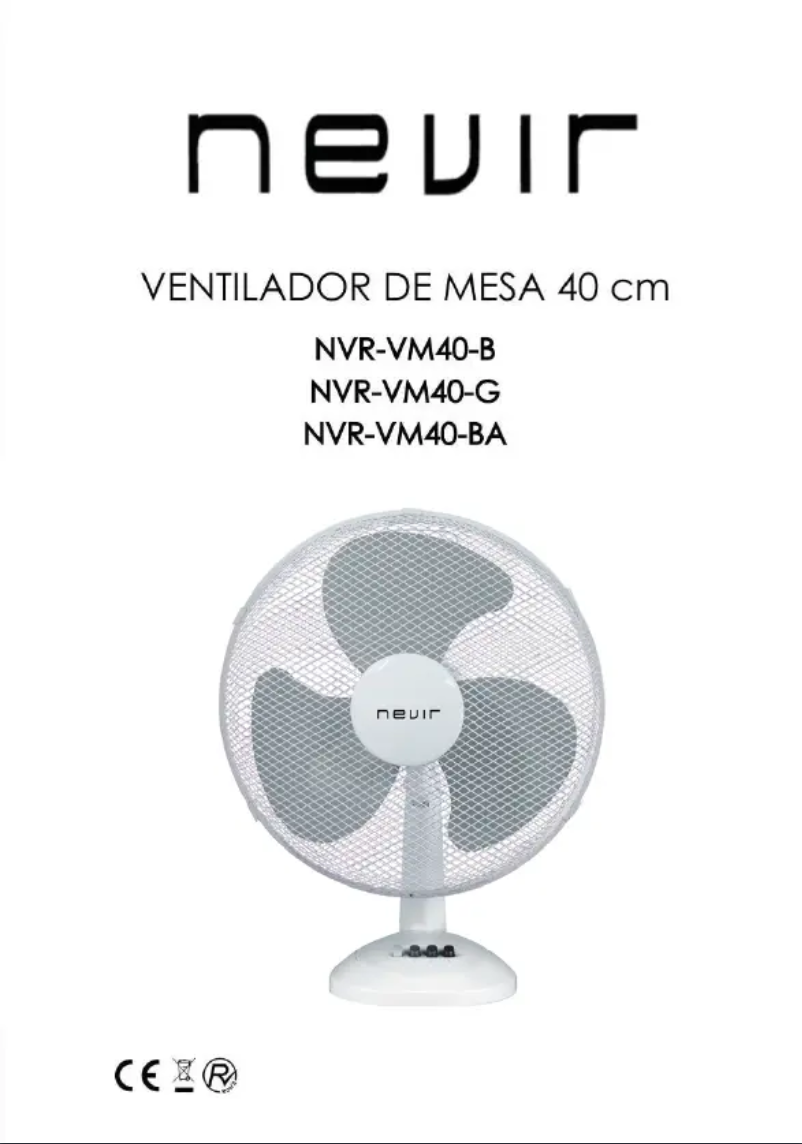 Imagen de la primera página del manual del dispositivo NVR-VM40