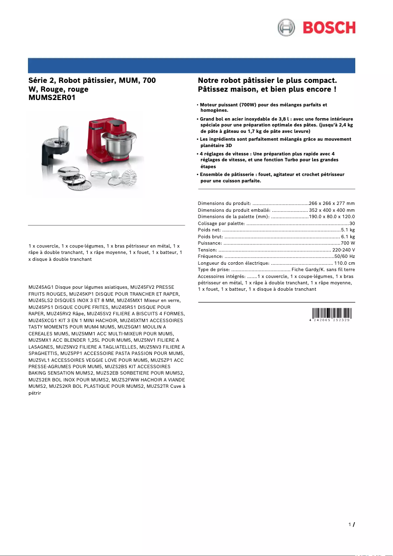 Imagen de la primera página del manual del dispositivo MUMS2ER01