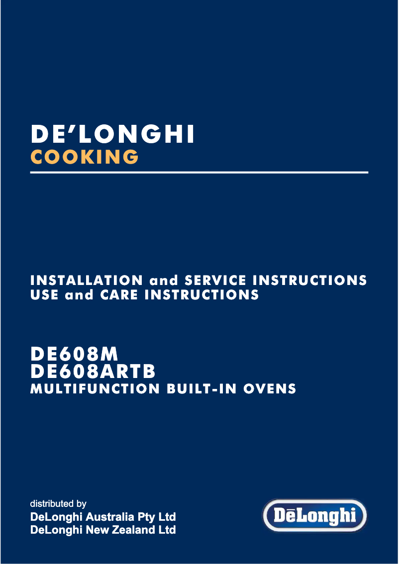 Imagen de la primera página del manual del dispositivo DE608M