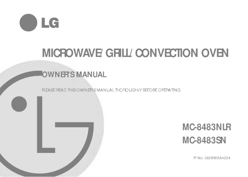 Página 1 del manual Manual de usuario LG MC-8483NLR