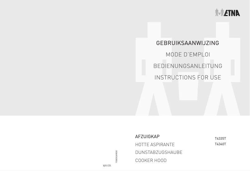 Imagen de la primera página del manual del dispositivo T4340T