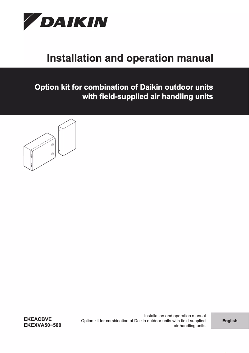 Imagen de la primera página del manual del dispositivo EKEACBVE