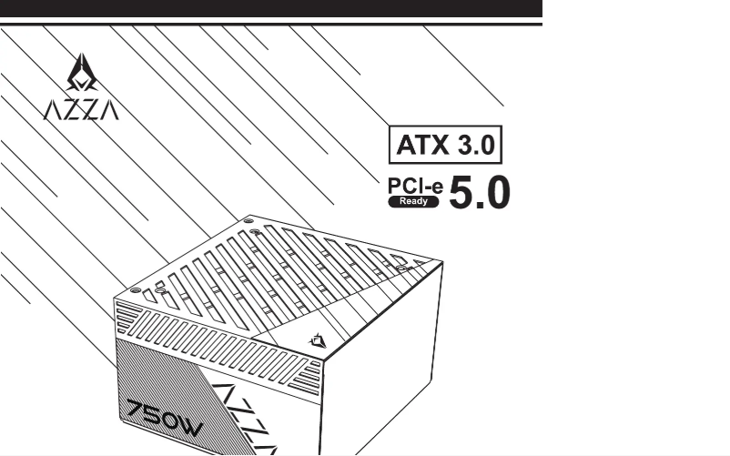 Página nº 1 - Manual de usuario Azza ATX3.0 750W Gold