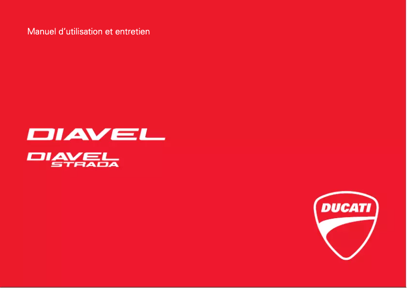 Imagen de la primera página del manual del dispositivo Diavel Strada (2014)