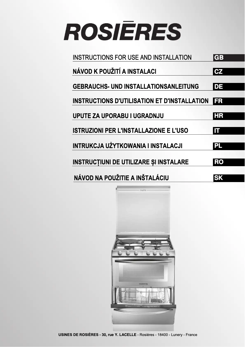 Imagen de la primera página del manual del dispositivo TRV60NORB/1