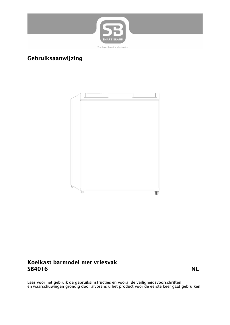 Imagen de la primera página del manual del dispositivo SB4016
