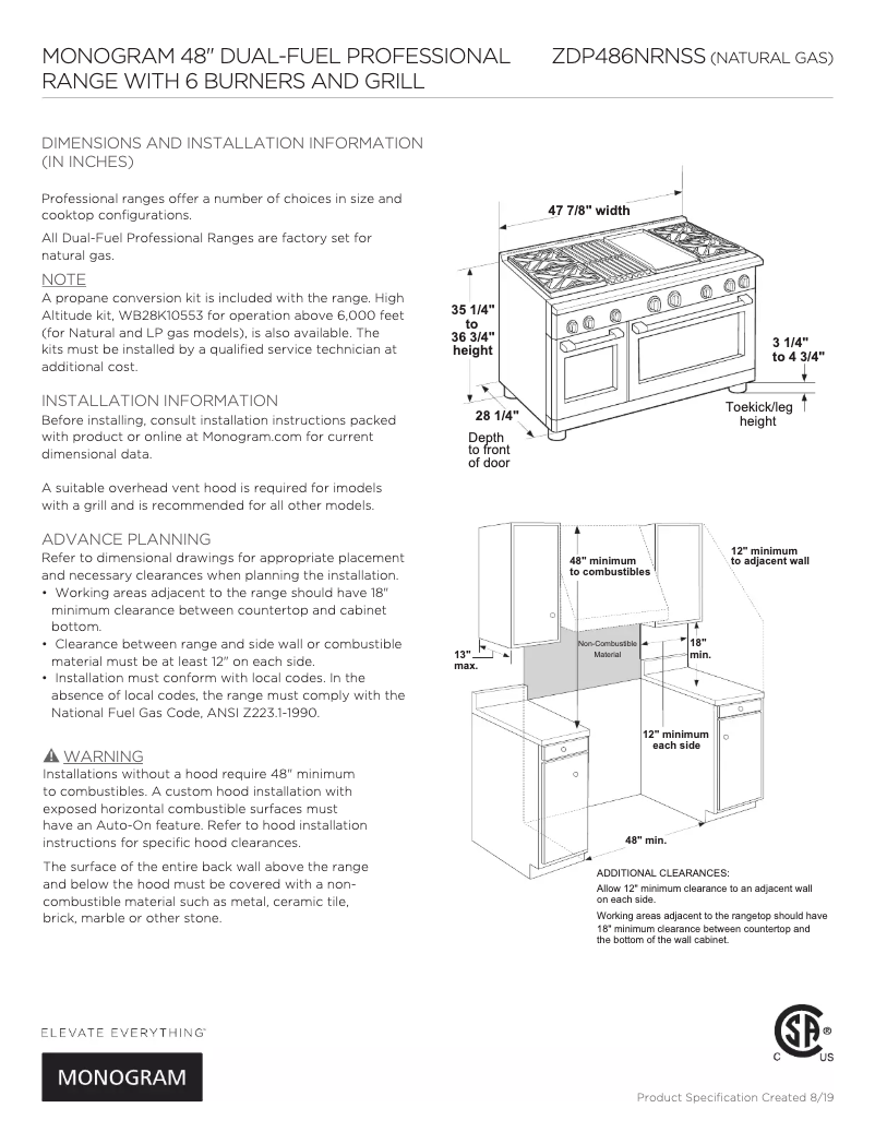 Imagen de la primera página del manual del dispositivo ZDP486NDN