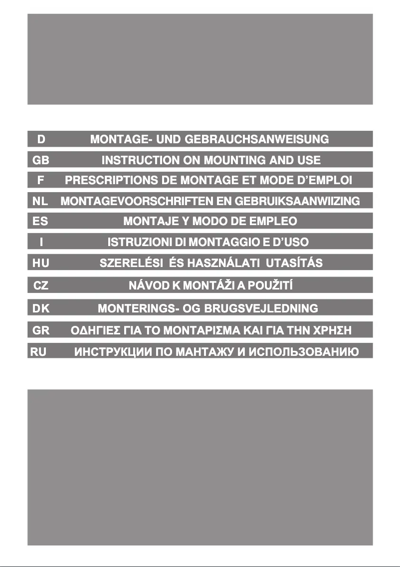 Página 1 del manual Manual de usuario Airforce F30 60 S4