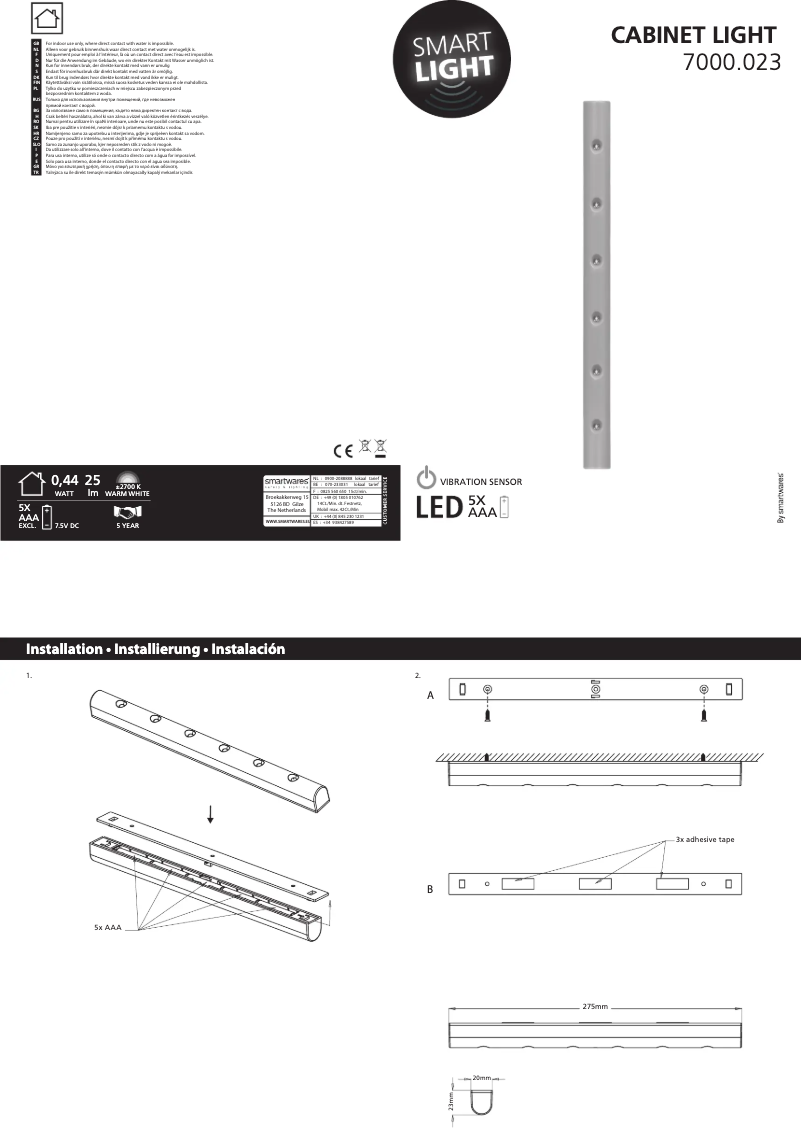 Página 1 del manual Manual de usuario Smartwares 10.014.79