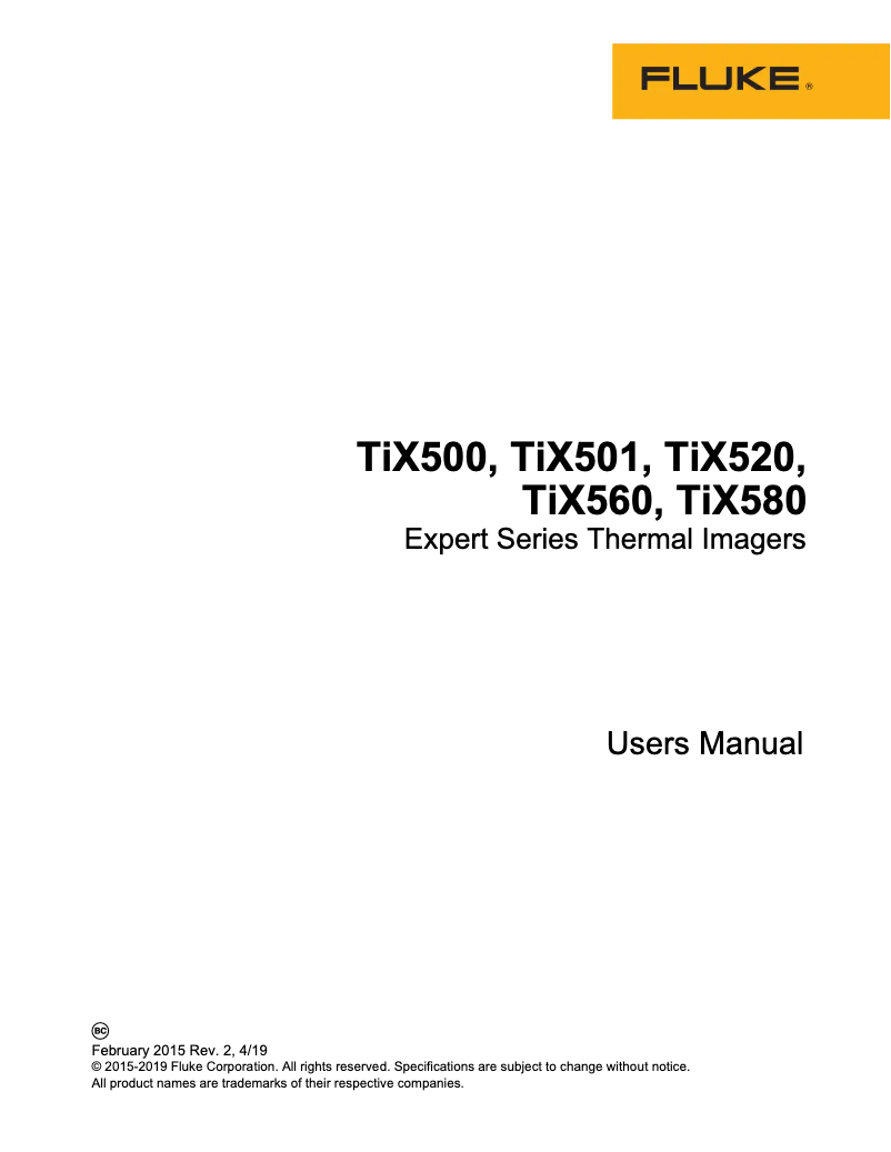 Imagen de la primera página del manual del dispositivo TiX501
