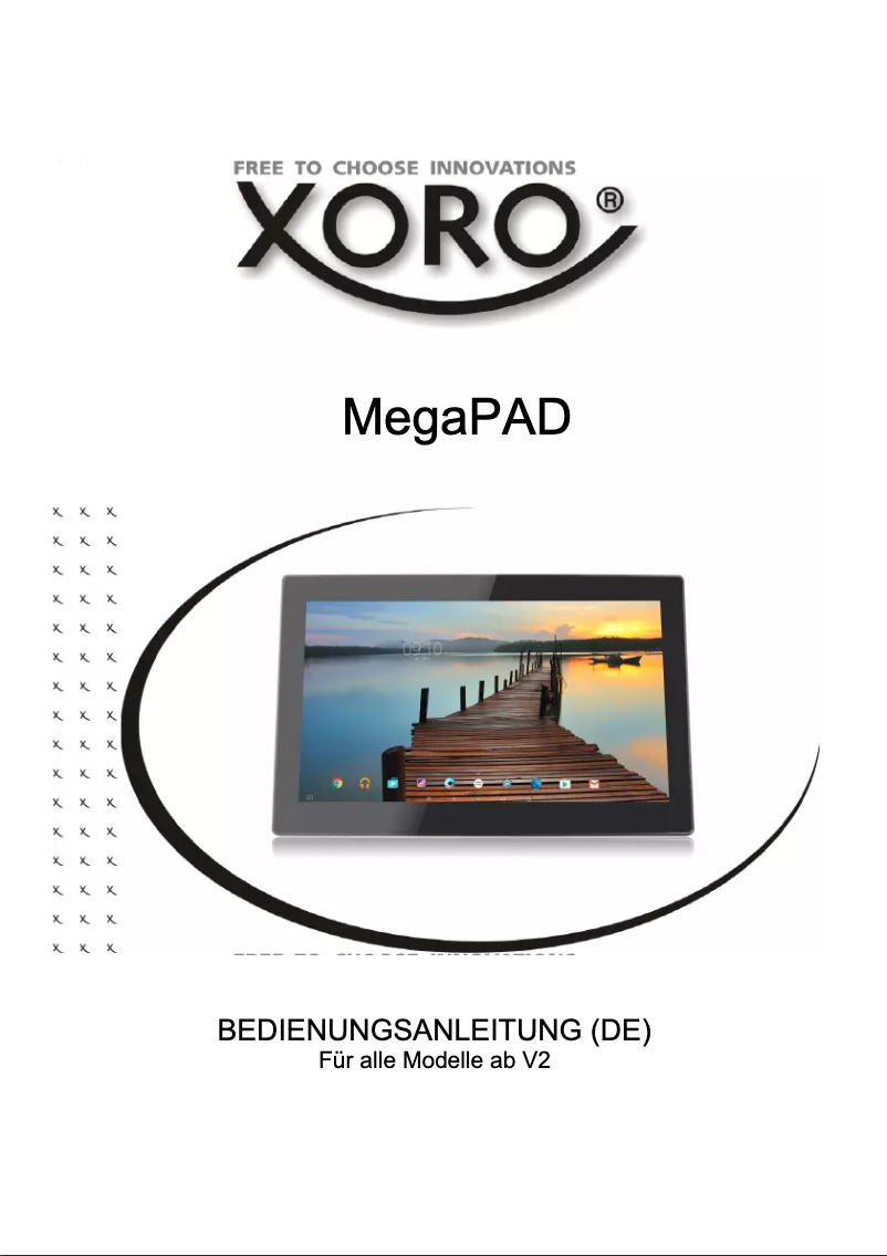 Página 1 del manual Manual de usuario Xoro MegaPAD 1564 V4