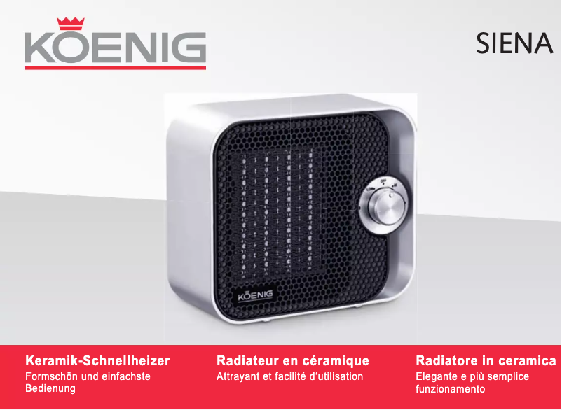 Página 1 del manual Manual de usuario Koenig Siena B06149