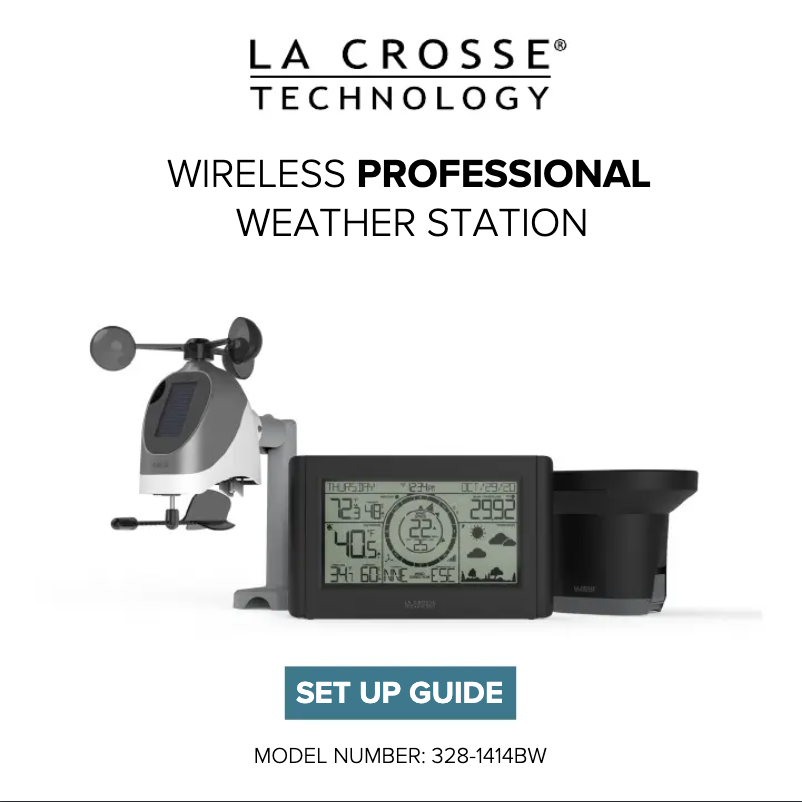 Página 1 del manual Manual de usuario La Crosse Technology 328-96087