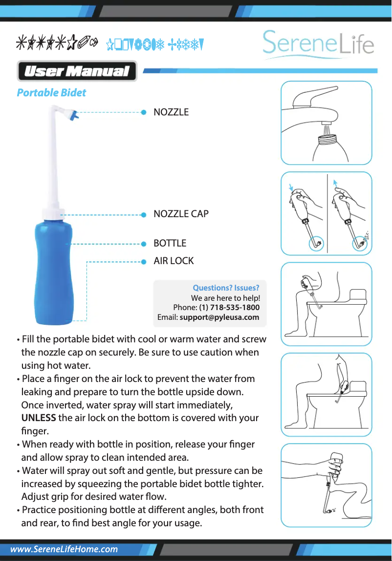 Imagen de la primera página del manual del dispositivo SLTLSP01