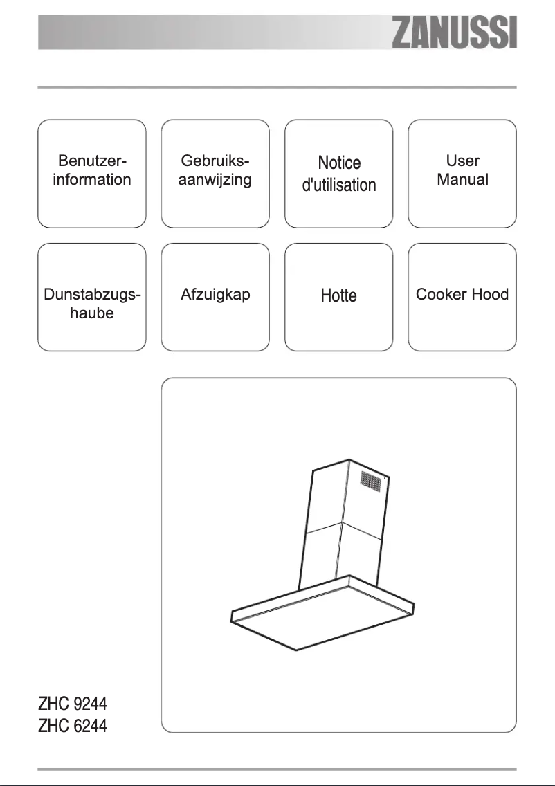 Página 1 del manual Manual de usuario Zanussi ZHC6244X