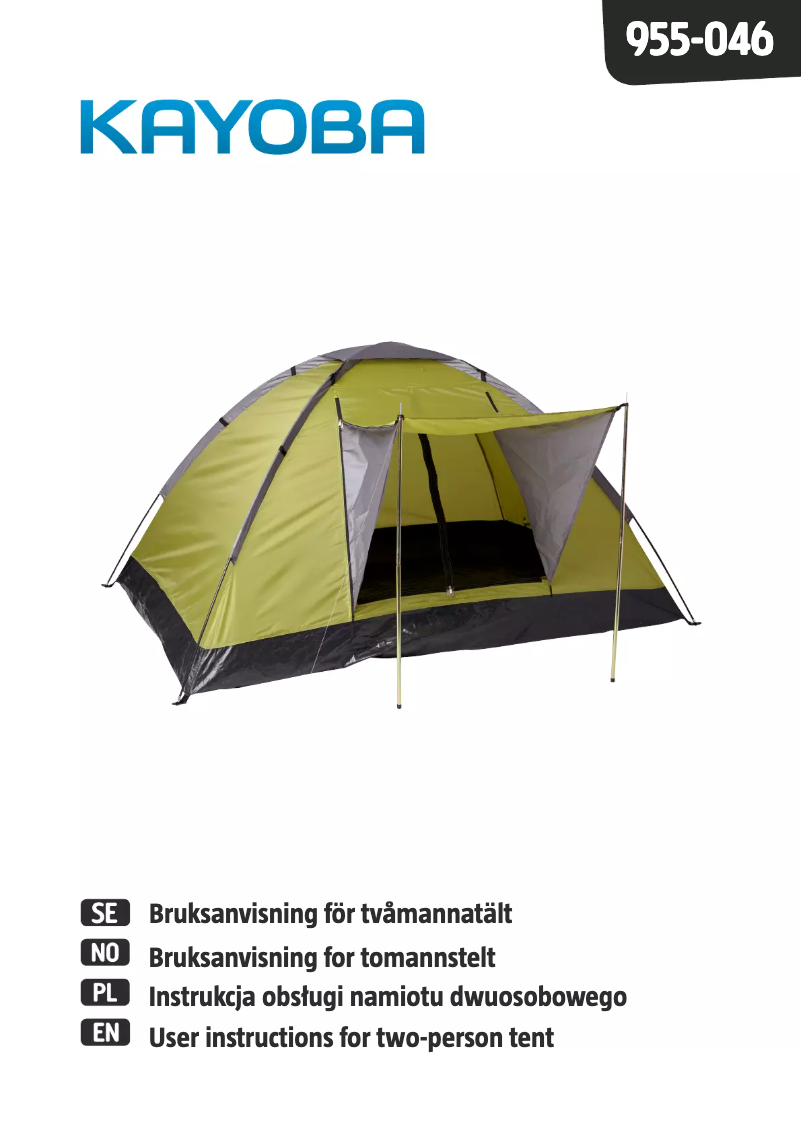 Página 1 del manual Manual de usuario Kayoba 955-046