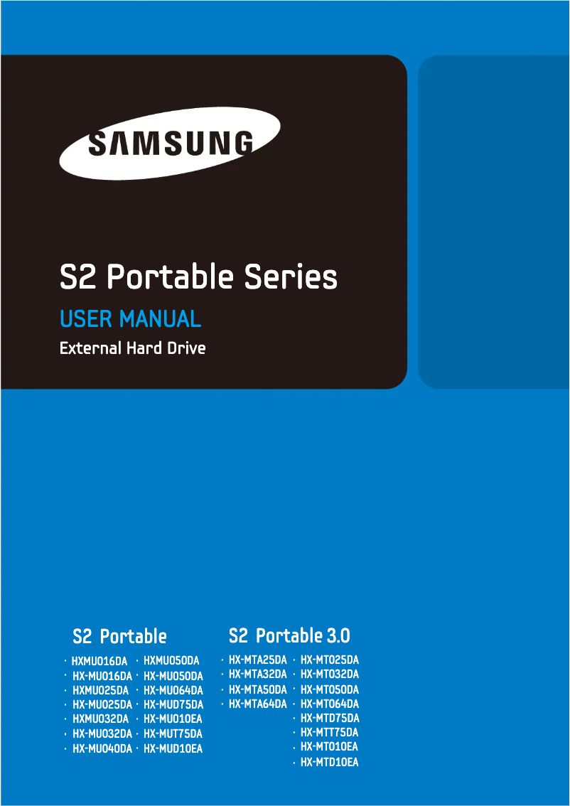 Imagen de la primera página del manual del dispositivo HX-MTA50DA