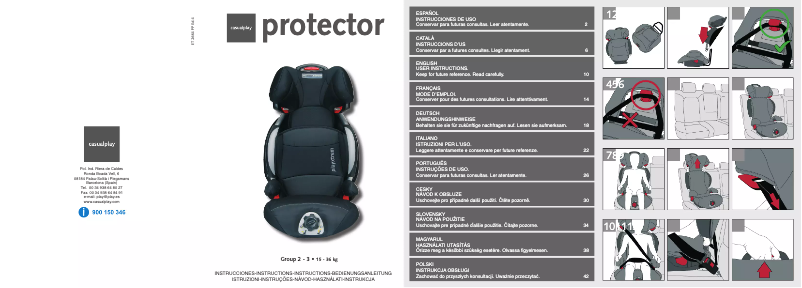 Página nº 1 - Manual de usuario Casualplay Protector