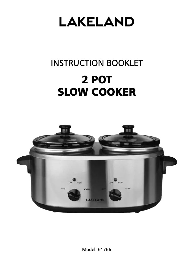 Página 1 del manual Manual de usuario Lakeland 61766
