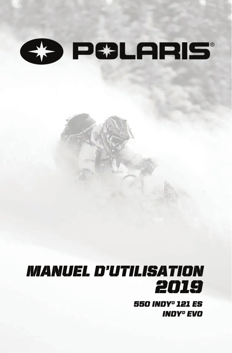 Página 1 del manual Manual de usuario Polaris 550 Indy 121 (2019)