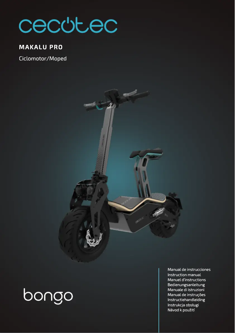 Imagen de la primera página del manual del dispositivo Makalu Pro