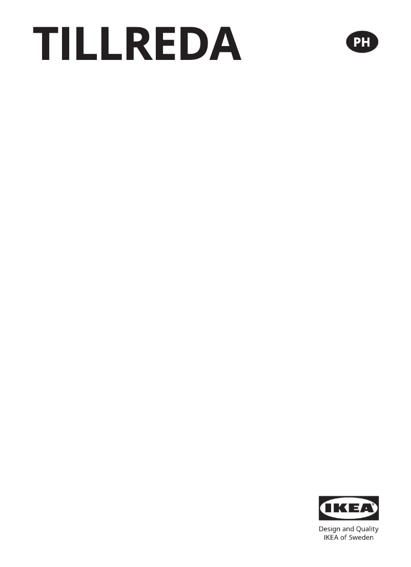 Página 1 del manual Manual de usuario Ikea TILLREDA 305.464.81