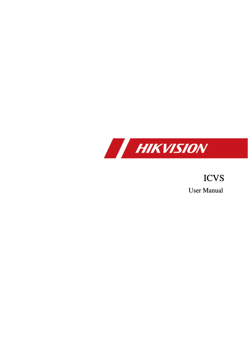 Página 1 del manual Manual de usuario Hikvision DS-A83048S-ICVS