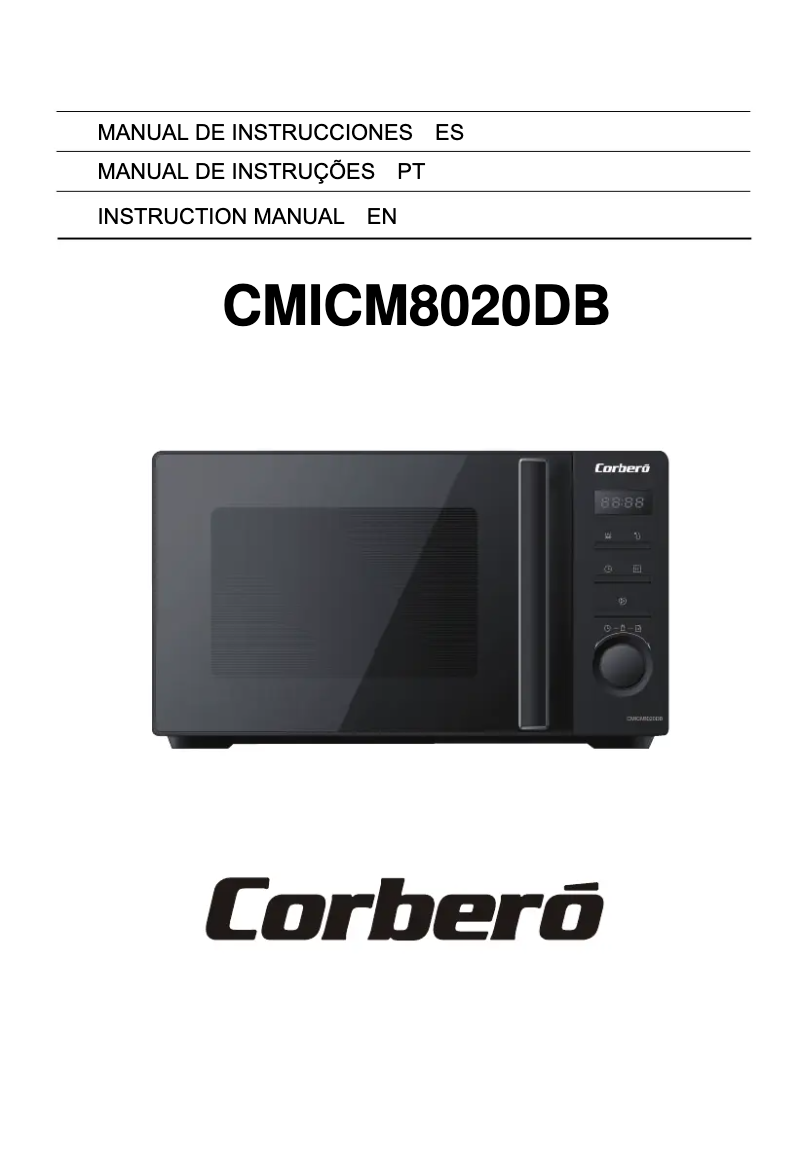 Página 1 del manual Manual de usuario Corbero CMICM8020DB