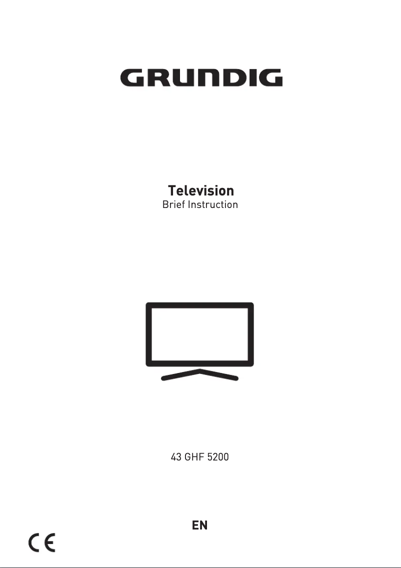 Imagen de la primera página del manual del dispositivo 43 GHF 5200