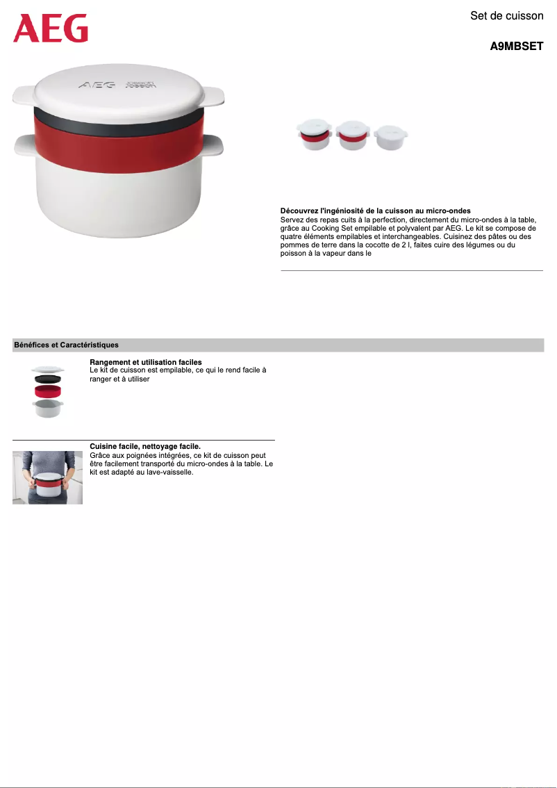 Imagen de la primera página del manual del dispositivo A9MBSET