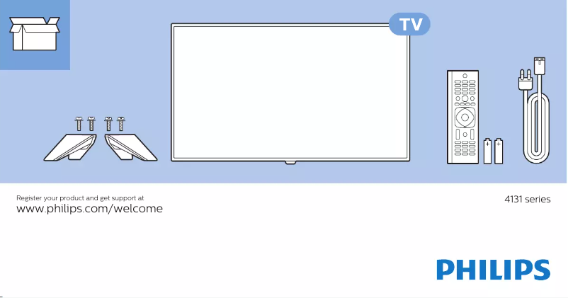 Imagen de la primera página del manual del dispositivo 32PHS4131