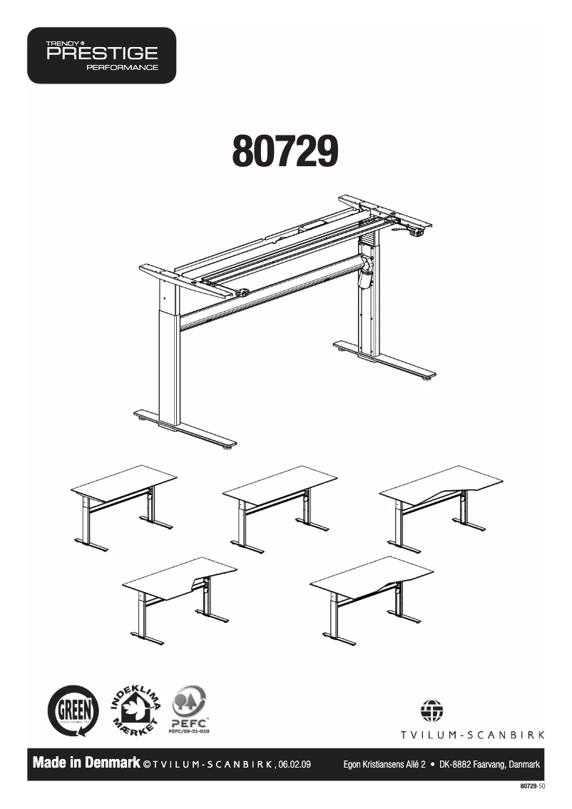 Página 1 del manual Manual de usuario Tvilum 80729