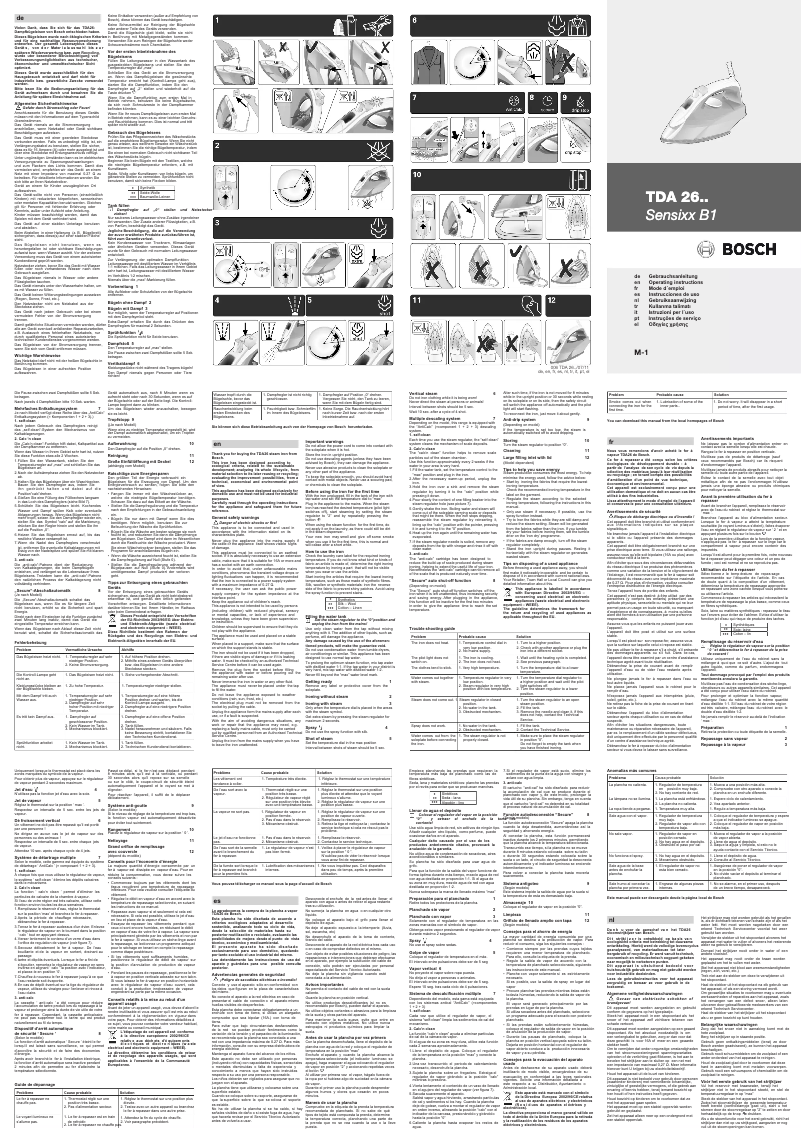 Imagen de la primera página del manual del dispositivo Sensixx B1 TDA2640