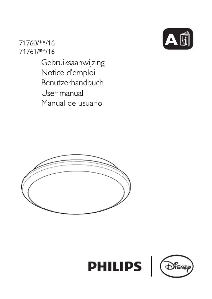 Página 1 del manual Manual de usuario Philips Disney 717605316