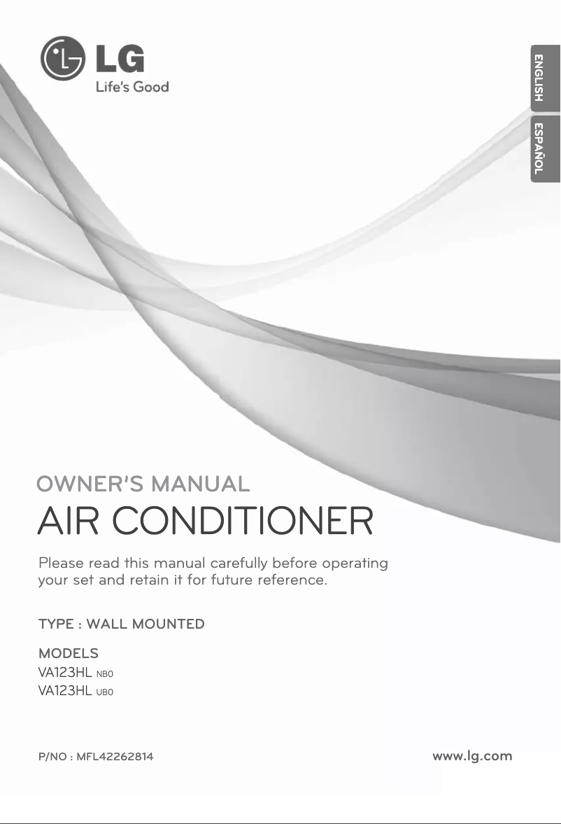 Página 1 del manual Manual de usuario LG VA123HL