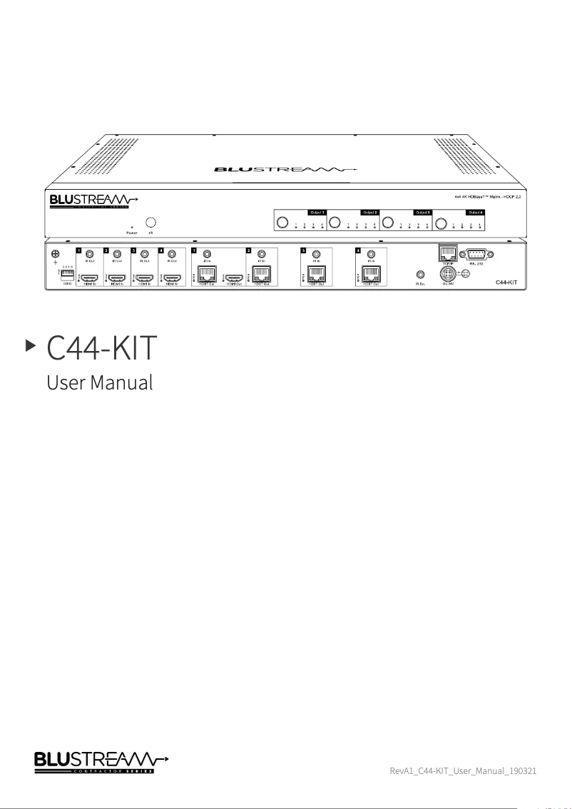 Imagen de la primera página del manual del dispositivo C44-KIT