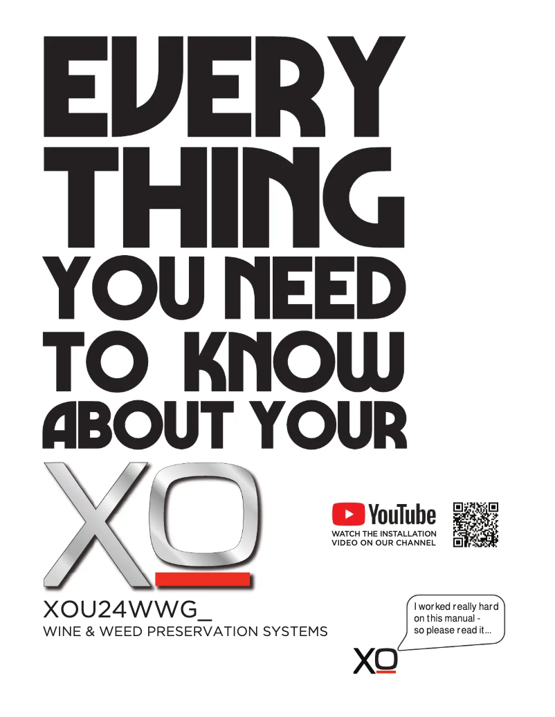 Página 1 del manual Manual de usuario XO XOU24WWGO