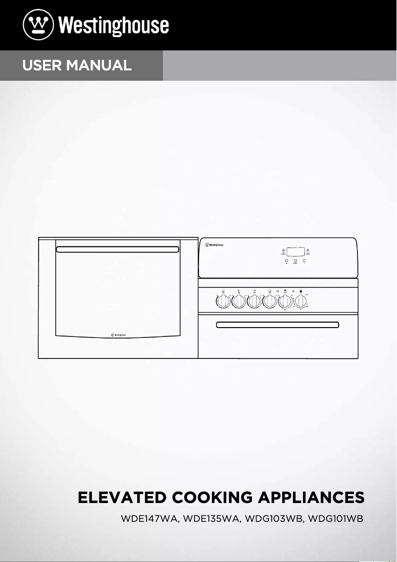 Imagen de la primera página del manual del dispositivo WDE147WA