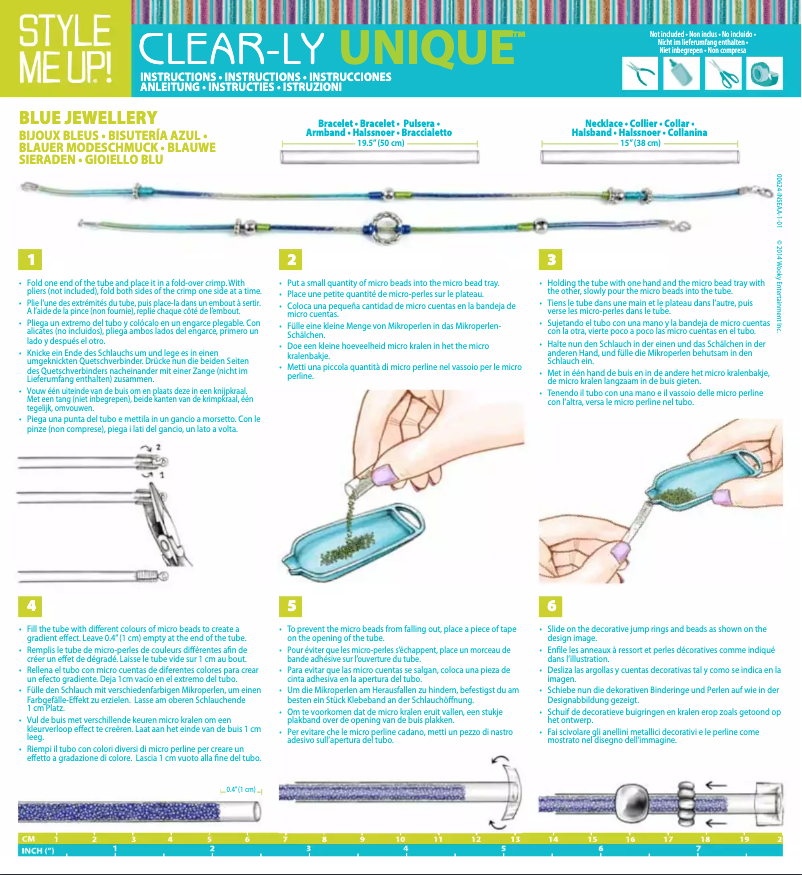 Imagen de la primera página del manual del dispositivo Clear-Ly Unique Medium Box