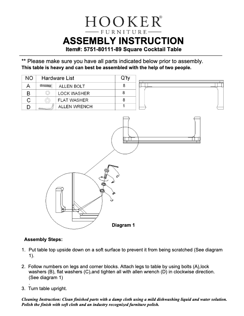 Página nº 1 - Manual de usuario Hooker 5751-80111-89
